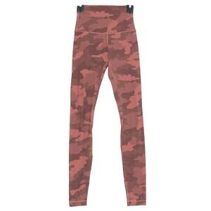 Lululemon Athletica Womens Leggings Align High Rise Yoga Camo Nulu Size 0 GF